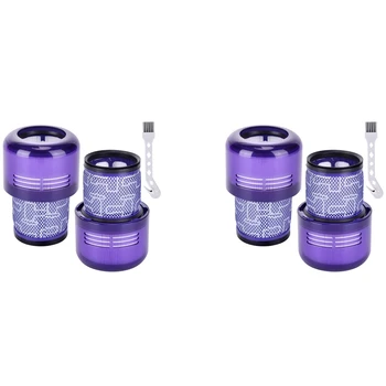 4 Упаковки Фильтров Для Dyson V11, V15, SV14, SV22, Моющийся Сменный Фильтр, Запасные Части DY-970013-02 и 97001302