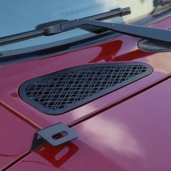 Для Toyota FJ Cruiser 2007-2021 Автомобильная вентиляционная накладка Переднего капота из нержавеющей стали, Защитная крышка, автомобильные аксессуары, Модификация экстерьера