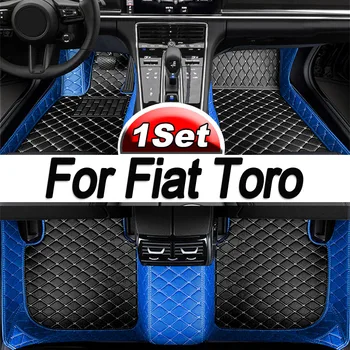 Автомобильные Коврики для Fiat Toro 2016-2022 Прямая поставка Аксессуары для интерьера 100% Подходящие Кожаные Ковры, коврики для ног