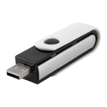 USB ионный кислородный бар освежитель воздуха, очиститель воздуха, ионизатор для ноутбука, черный + белый