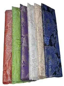 Новейший дизайн, Парчовая Жаккардовая кружевная ткань, Французская кружевная ткань, Высококачественная Африканская Нигерийская кружевная ткань для пошива вечернего платья