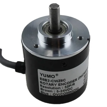 YUMO лидер продаж, энкодер E6B2-CWZ6C, поворотный контроллер, Энкодер Вращения, схема энкодера вращения