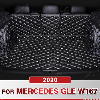 Коврик для багажника с Полным Покрытием Mercedes Benz GLE Class W167 V167 GLE 350 450 580 2020, Автомобильный Чехол, Аксессуары Для Защиты интерьера