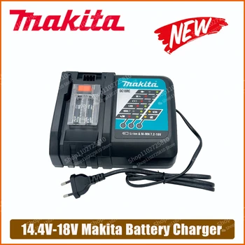 Makita Оригинальное Зарядное устройство DC18RC Makita 3A 6A 14,4 V 18V Bl1830 Bl1430 BL1860 BL1890 Зарядное устройство для инструментов Usb 18VRC