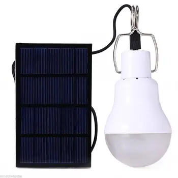 Портативный светодиодный подвесной светильник на солнечной батарее, наружная лампа на солнечной батарее, аварийная лампа для сада, кемпинга, двора, палатки, рыбалки