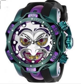 Мода 2023, Кварцевые часы серии Magic Clown Joker Для Женщин, мужские Водонепроницаемые автоматические механические кварцевые часы Класса Люкс